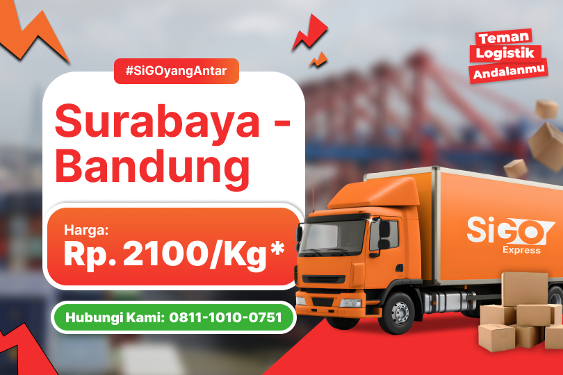 Kirim Barang Surabaya ke Bandung Mulai Rp 2.100/kg – Cepat & Hemat