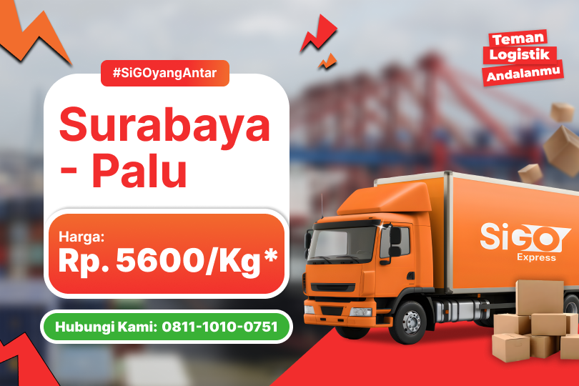 Kirim Barang Surabaya ke Palu Mulai Rp 5.600/kg – Aman & Terpercaya