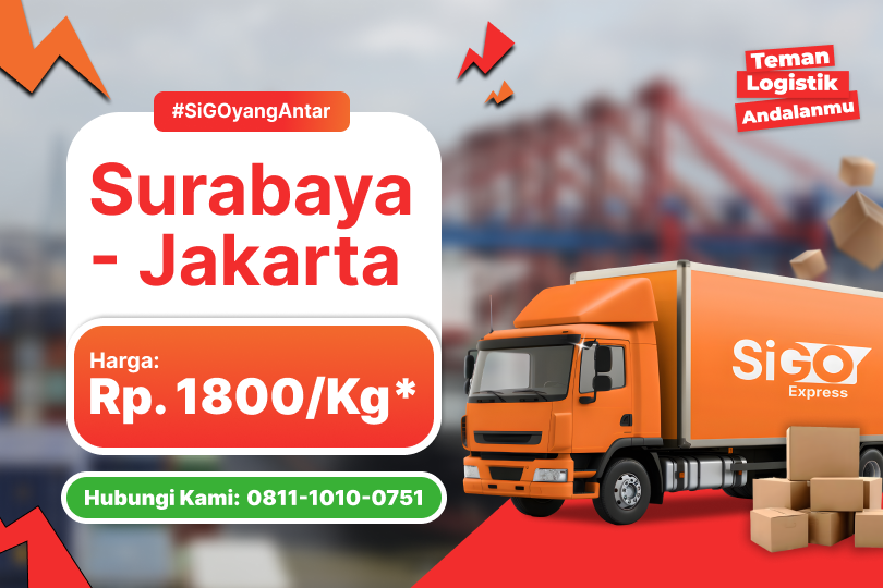Kirim Barang Surabaya ke Jakarta Mulai Rp 1.800/kg – Hemat & Cepat