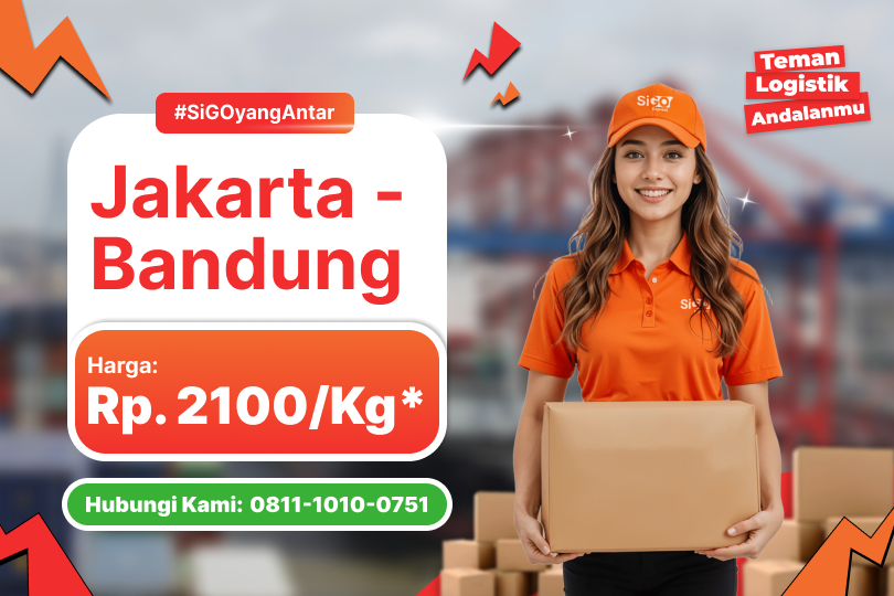 Kirim Barang Jakarta - Bandung Rp 2.100/kg