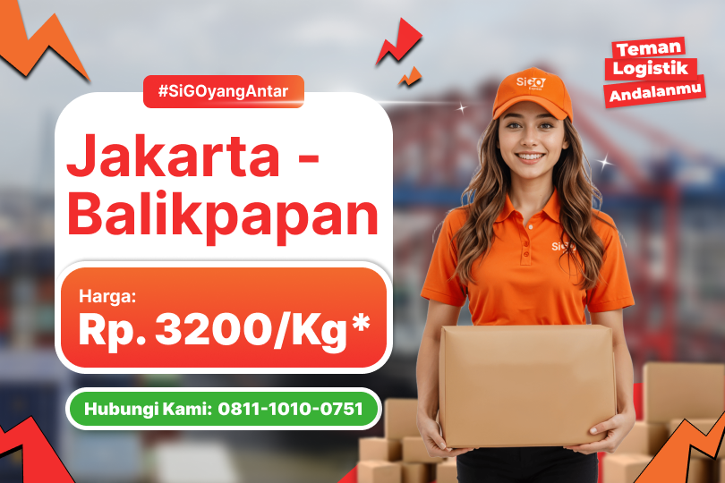 Kirim Barang Jakarta - Balikpapan Rp 3.200/Kg