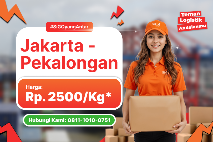 Kirim Barang Jakarta - Pekalongan Rp 2.500/Kg